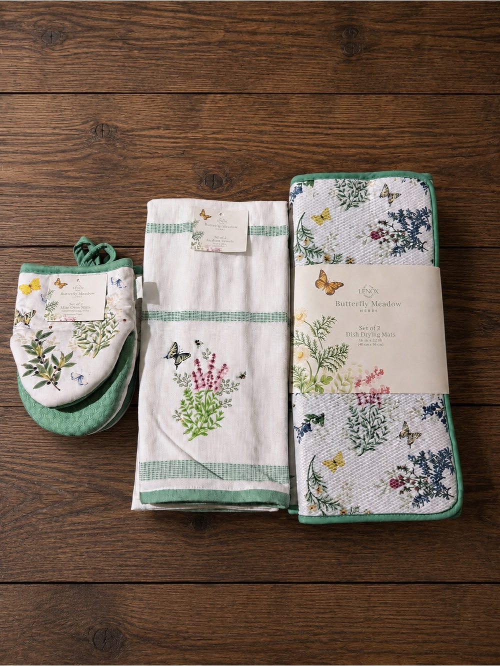 Lenox Butterfly Meadow Kitchen Set of 3 – New with Tags!